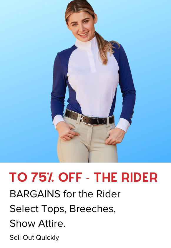 Bargains for the Rider