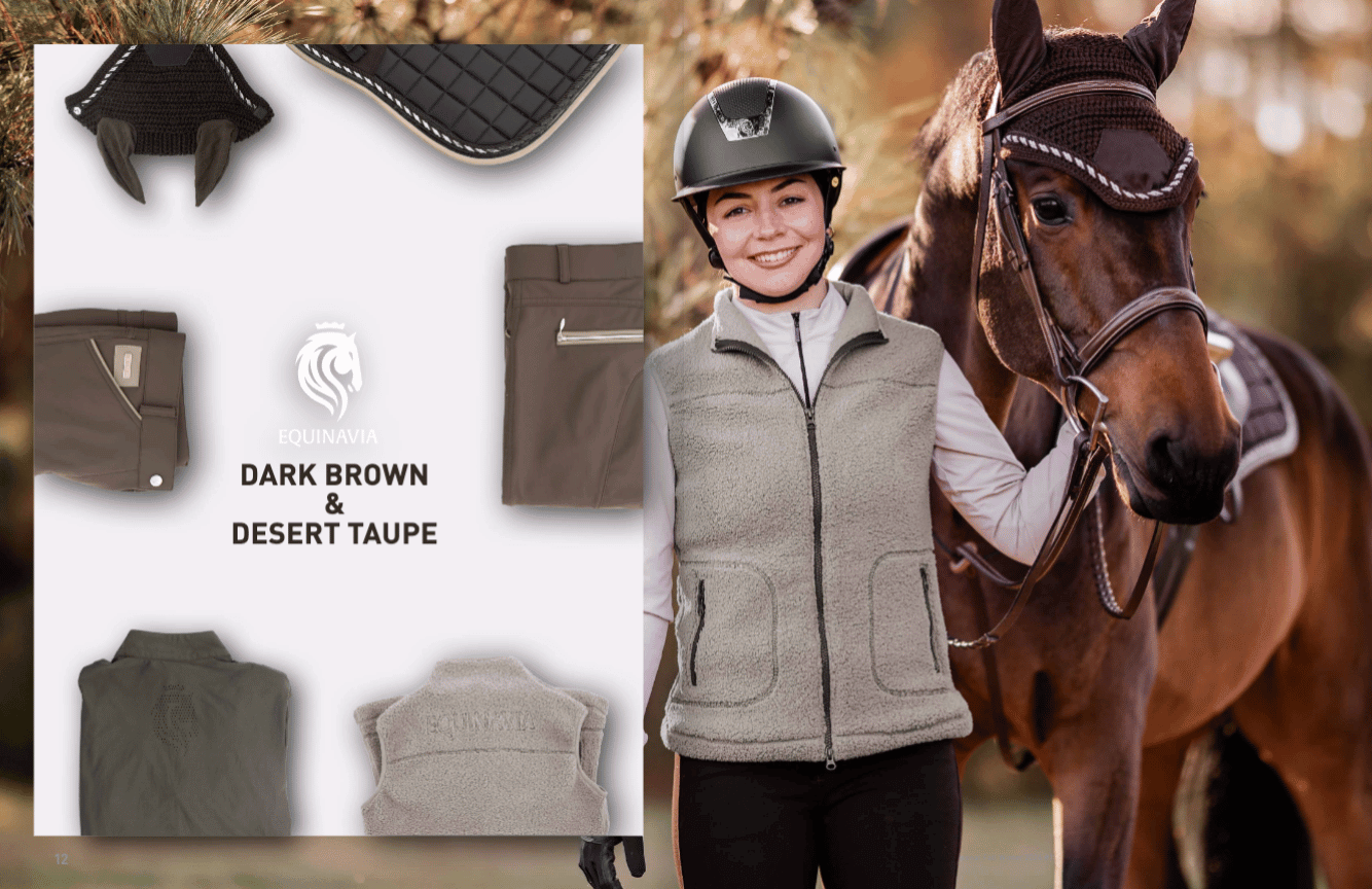 Dark Brown & Taupe