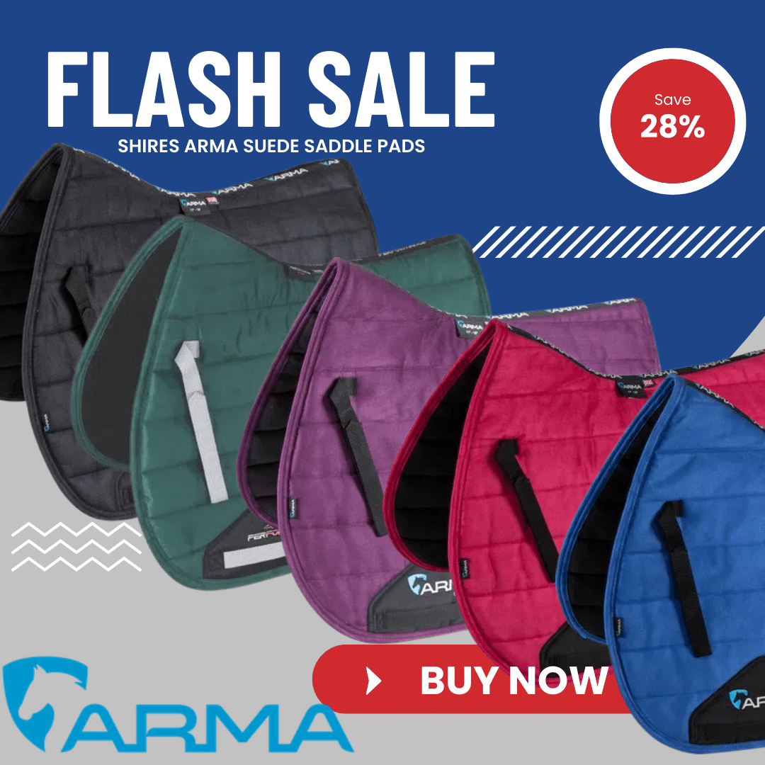 Shires ARMA Suede Saddle Pads Shires ARMA Suede Saddle Pads