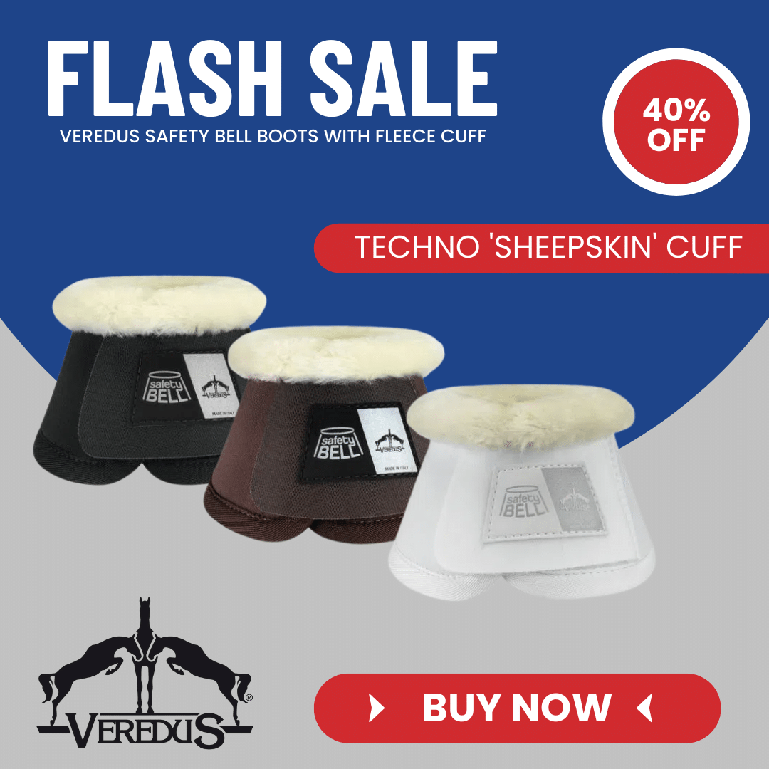 Shop for Veredus Safety Bell Boots with Fleece Cuff Shop for Veredus Safety Bell Boots with Fleece Cuff