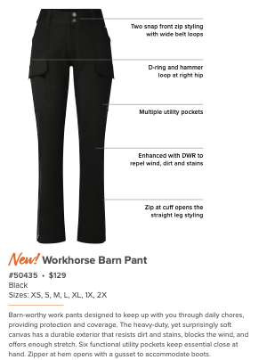 The Workhorse Barn Pant by Kerrits
