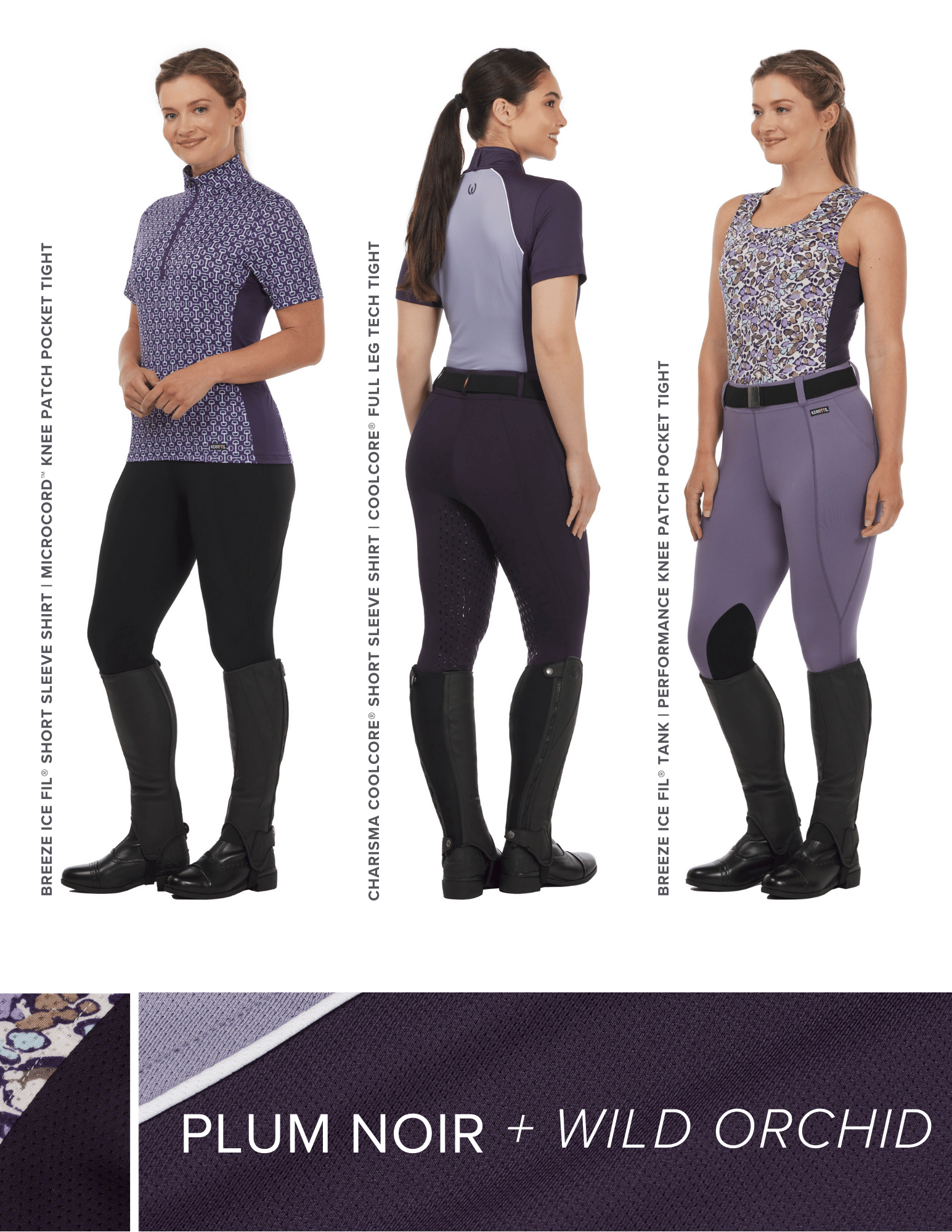 Plum Noir + Wild Orchid