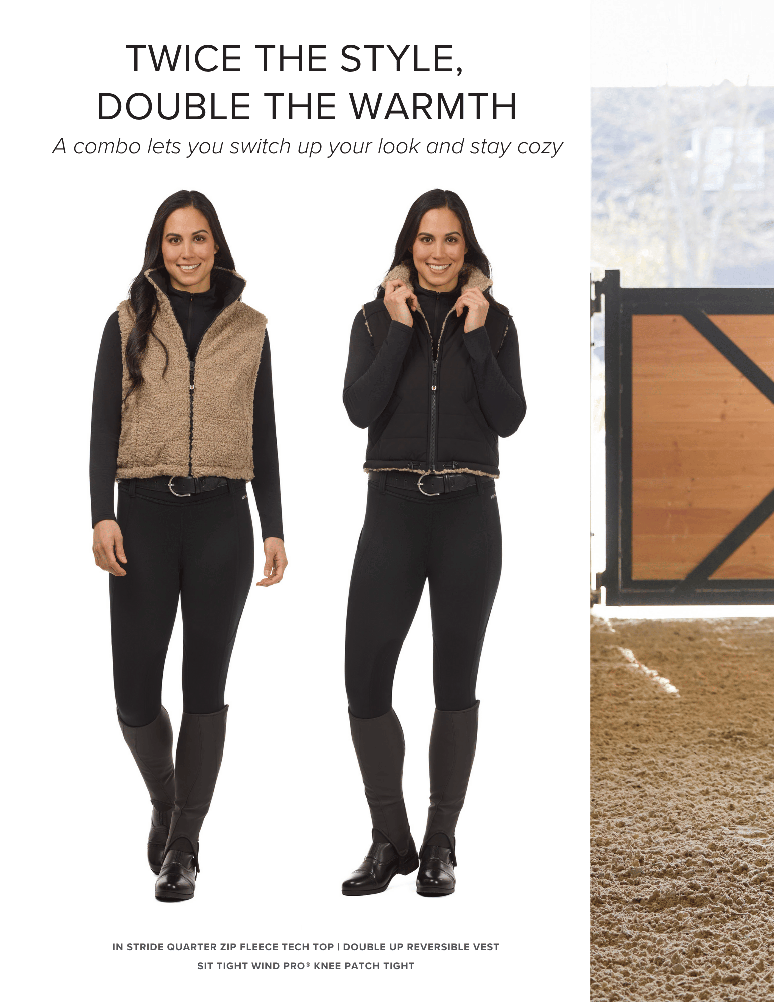Twice the Style, Double the Warmth