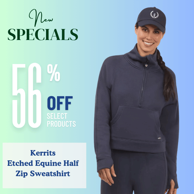 Kerrits Etched Equine Half Zip Sweatshirt