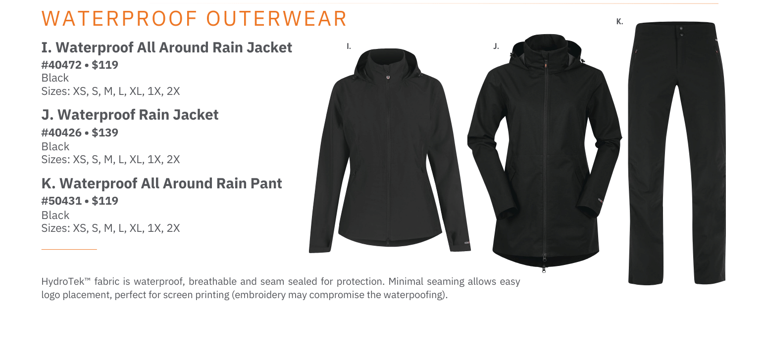 Shop for Waterproof Outerwear