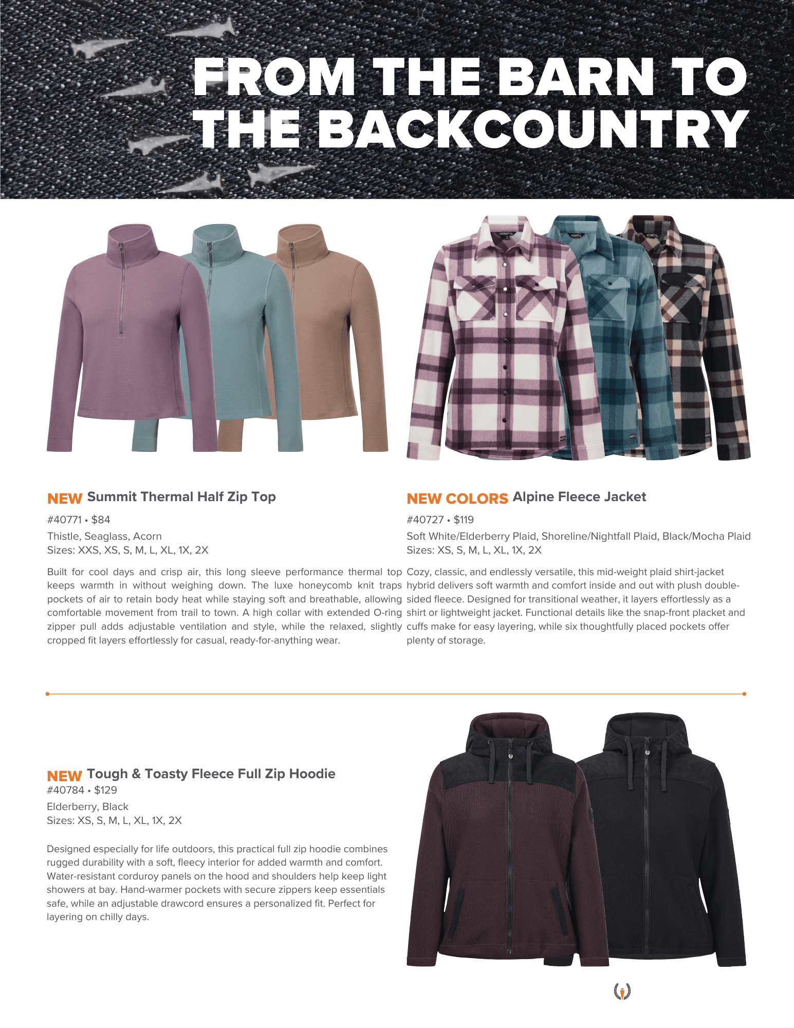 From the Barn to the Back Country
