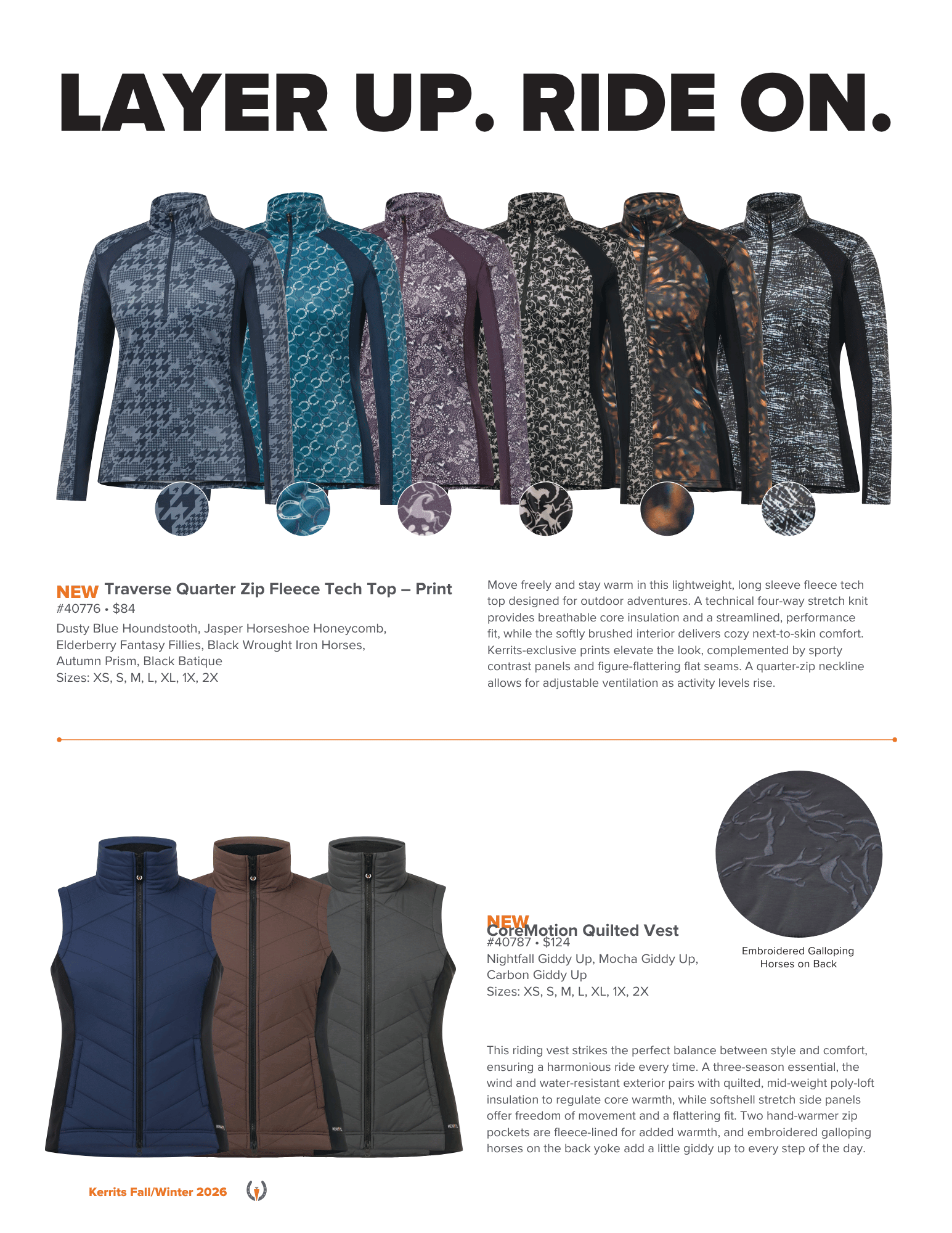 Layer Up. Ride On.