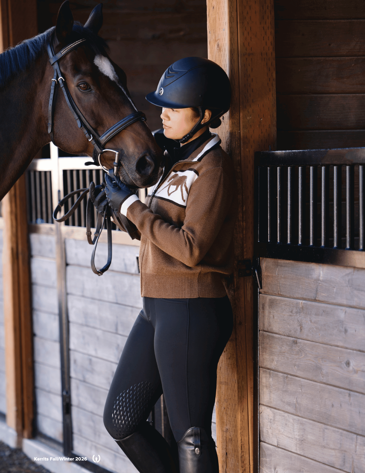 Kerrits Reflections Full Zip Sweater, 3-Seaspn Tailored Breech