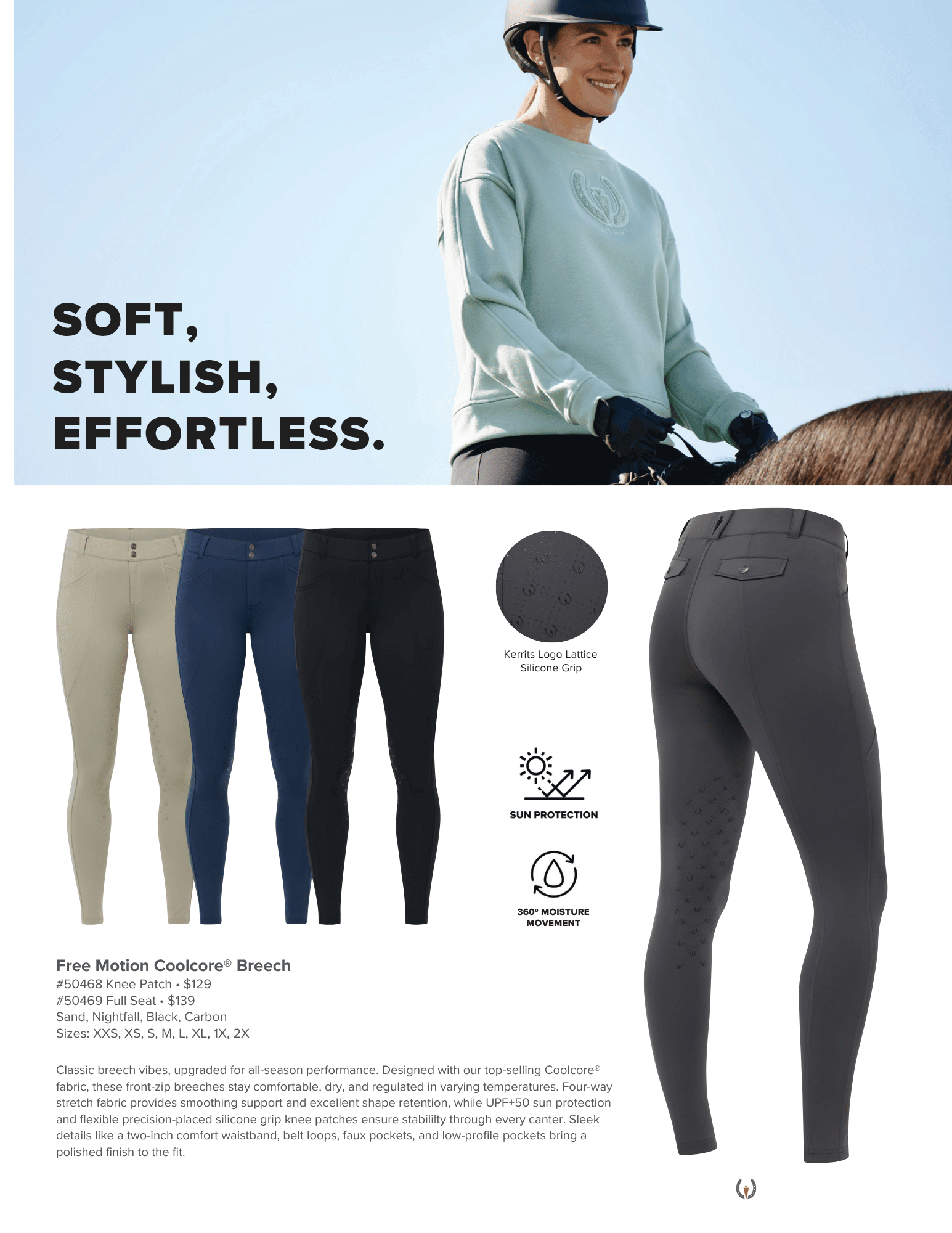 Kerrits Free Motion Coolcore Breeches