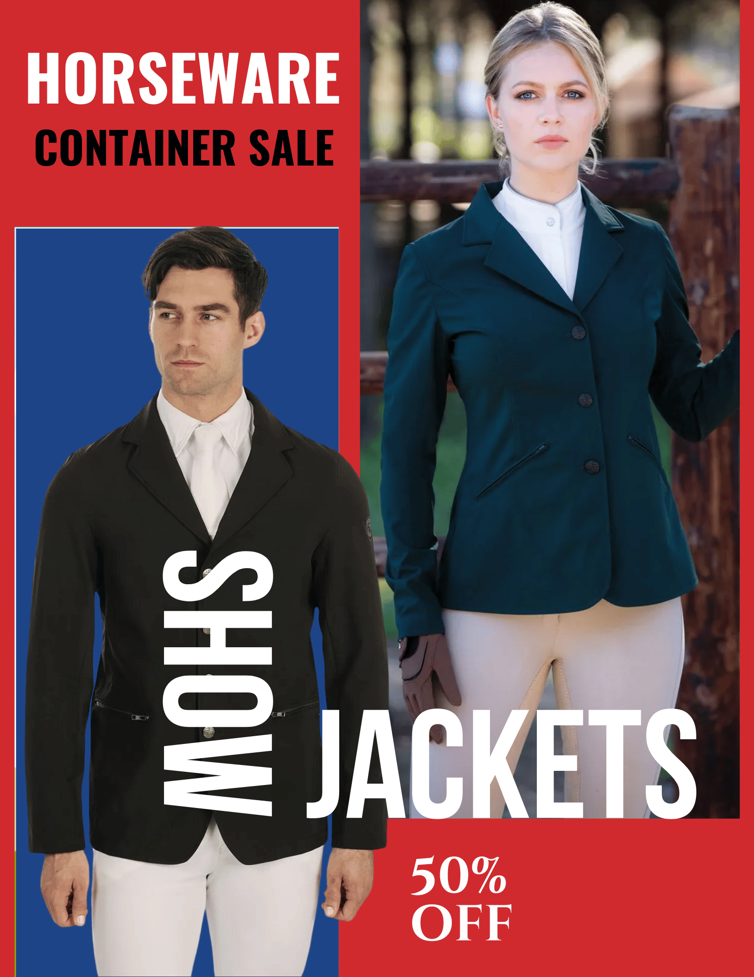 Horseware Container Sale Show Jackets