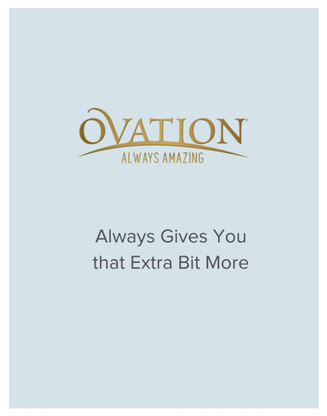 Shop for Ovation - Always Amazing