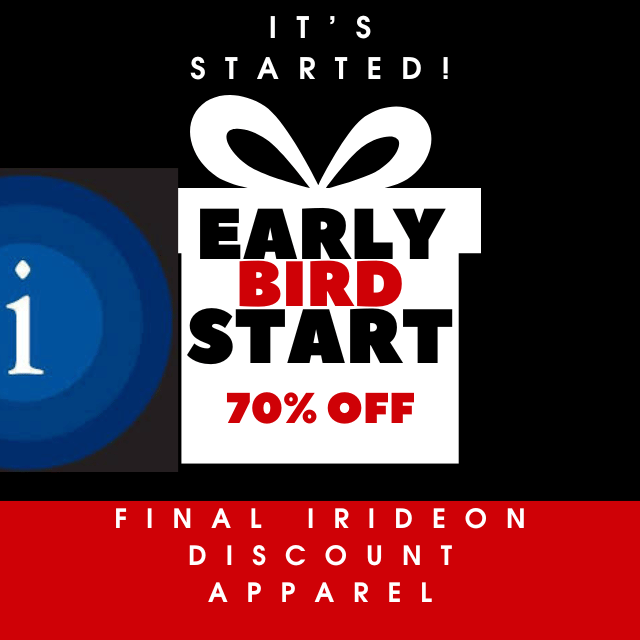 Irideon Apparel up to 70% off