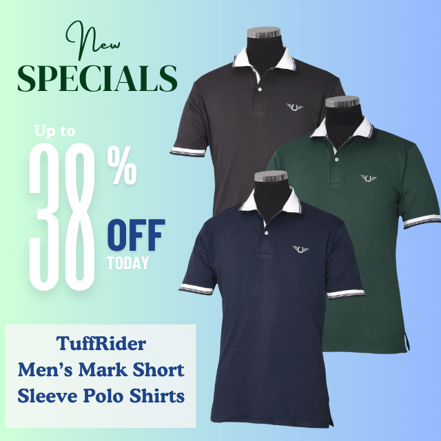 Tuff Rider Men's Mark Short Sleeve Polos