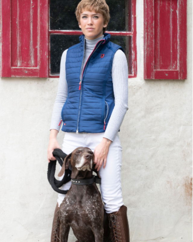 Shop for the Tredstep Marlin Vest in Marlin Blue and Caviar